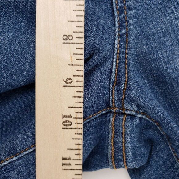 Judy Blue Jeans Women's Size 7/28 Boyfriend Pull On Distress Stretch Denim - Picture 10 of 10